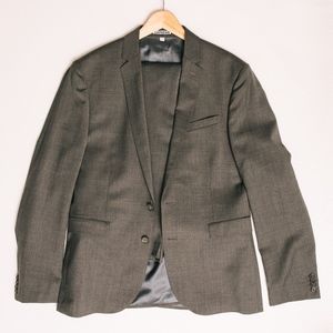 Express Innovator Skinny Suit Grey